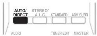 AUTO/ DIRECT STEREO/ A.L.C. STANDARD ADV.SURR AUDIO TUNER EDIT MASTER
