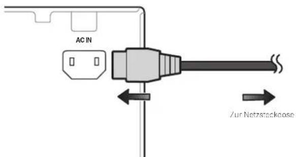 PIONEER HTP070 - Anschluss des Receivers an das Stromnetz - 1