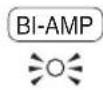PANASONIC SAXR70 - S'assurer que l'indicateur "BI-AMP" s'allume lorsque [BI-WIRE] a été sélectionné. - 2