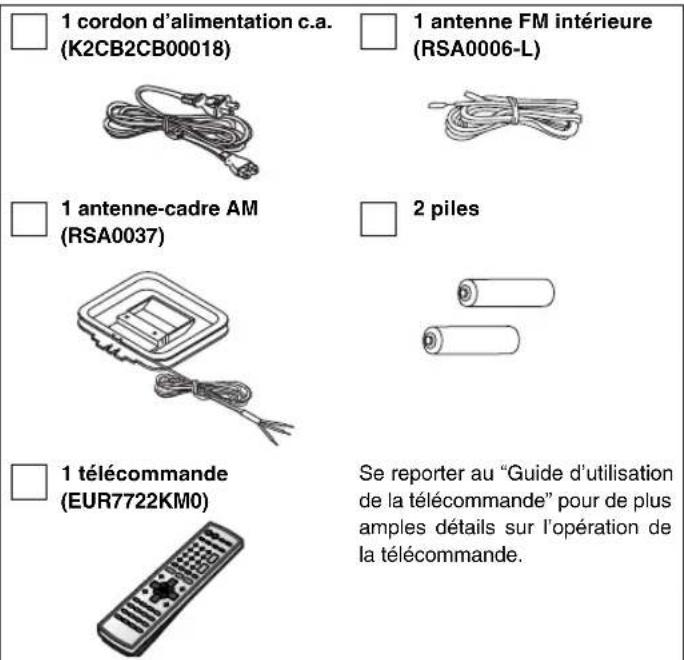 PANASONIC SAXR55 - Accessoires fournis - 2