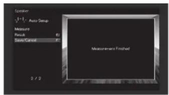 YAMAHA RXA870 - 3Utilice las teclas del cursor para selectionar "Measure" y pulse ENTER. - 1