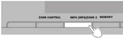 YAMAHA RXA870 - 1HaxMnte n ydepxnBaayte 6oJee 3cekynd KhoNky INFO (WPS) Ha IInCeBOI naHeII annapaTa. - 1