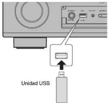 YAMAHA RXA870 - Reproducción de música almacenada en unaunidad USB - 1