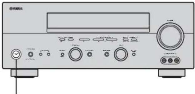 YAMAHA RXV557 - Inschakelen van de stroom - 1