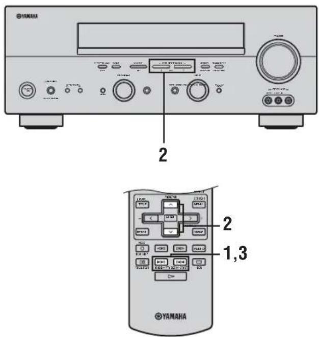 YAMAHA RXV557 - PTY SEEK function - 1