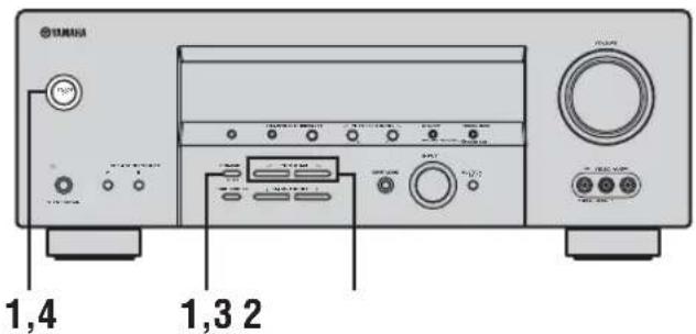 YAMAHA RXV457 - ПРЕДУПРЕЖДЕНИЕ - 1