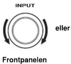 INPUT eller Frontpanelen