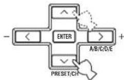 YAMAHA RXV457 - Press u /d to select the parameters. - 1