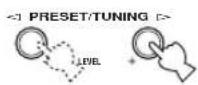 YAMAHA RXV457 - ■ Handmatig afstemmen - 3
