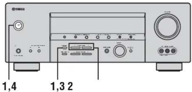 YAMAHA RXV457 - OBSERVERA - 1