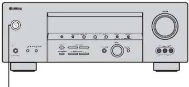 YAMAHA RXV457 - Inschakelen van de stroom - 1