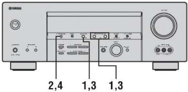 YAMAHA RXV457 - Austauschen von Festsendern - 1
