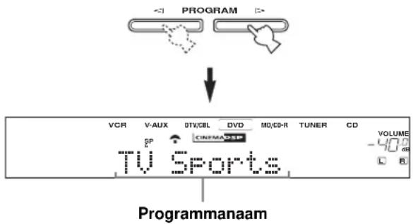 AMP Toetsen voor de geluidsveldprogramma's