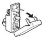 YAMAHA RXV457 - ■ Anschließen des 75-Ohm/300-Ohm-Antennenadapters (nur Modell für Großbritannien) - 1