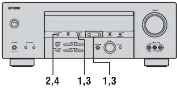 YAMAHA RXV457 - Exchanging preset stations - 1