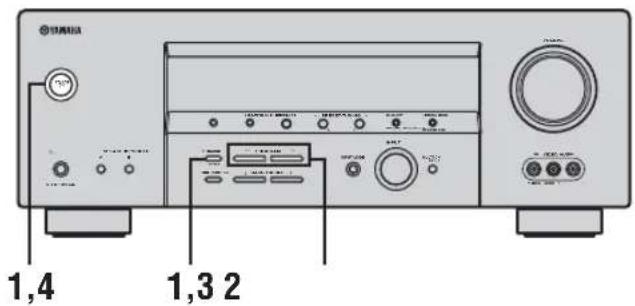 YAMAHA RXV457 - CAUTION - 1