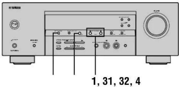 YAMAHA RXV350 - Exchanging preset stations - 1