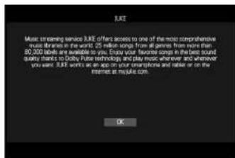 YAMAHA RXA840 - Accesso all'account JUKE - 1