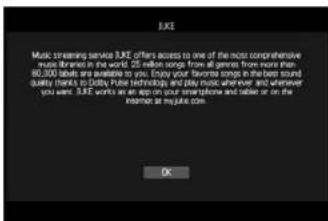 YAMAHA RXA840 - JUKE account sign-in - 1