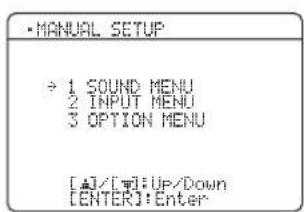 YAMAHA HTR6140 - Utilisation de SET MENU - 3