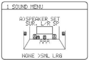 YAMAHA HTR6140 - SET MENU - 1