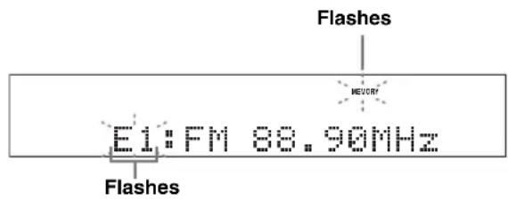 YAMAHA HTR6140 - Press and hold ⑧ PRESET/TUNING for more than 3 seconds. - 1