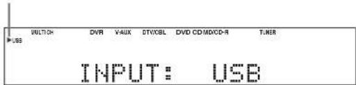 YAMAHA HTR6140 - Press  INPUT / repeatedly (or press ③USB) to select USB. - 1
