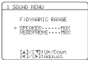 YAMAHA HTR6140 - Dynamikbereich F)DYNAMIC RANGE - 1