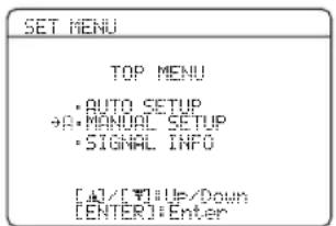 YAMAHA HTR6140 - Användning av menyn SET MENU - 2