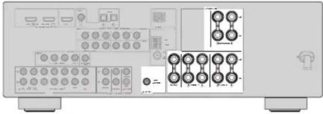 YAMAHA HTR6140 - Steg 1: Installera högtalarna - 1