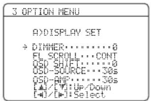 YAMAHA HTR6140 - ■Displayeinstellungen ADISPLAY SET - 1
