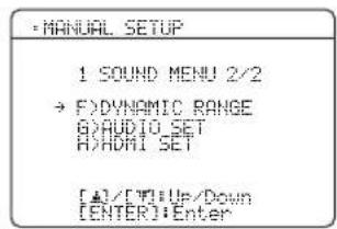 YAMAHA HTR6140 - SOUND MENU - 2