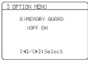 YAMAHA HTR6140 - B) MEMORY GUARD - 1