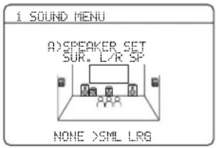 YAMAHA HTR6140 - SET MENU - 1
