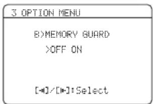 YAMAHA HTR6140 - ■Memory guard B)MEMORY GUARD - 1