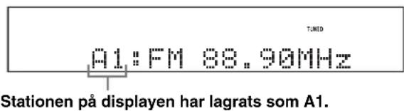 YAMAHA HTR6140 - Manuell Förinställning - 2