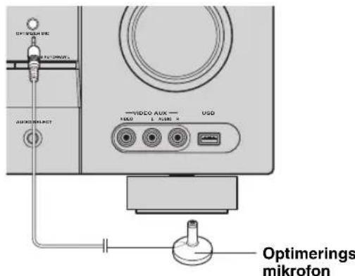 YAMAHA HTR6140 - Reglage pa en subwoofer (exempel) - 1