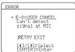 YAMAHA HTR6140 - Press ⑦  /  /  / to select "RETRY" or "EXIT" and then press ⑦ ENTER. - 1