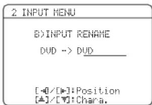 YAMAHA HTR6140 - B)INPUTRENAME - 1