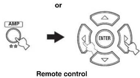 YAMAHA HTR6140 - Press and hold the desired @SCENE (or 5SCENE) button for 3 seconds. - 3