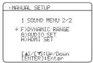 YAMAHA HTR6140 - SOUND MENU - 2