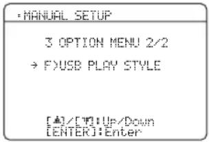 YAMAHA HTR6140 - OPTION MENU - 2