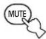 YAMAHA HTR5730 - Press MUTE on the remote control. - 1