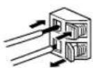YAMAHA HTR5730 - Connecting the AM loop antenna - 2