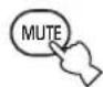 YAMAHA HTR5730 - Appuyez sur la touche MUTE du boitier de télécommande. - 1