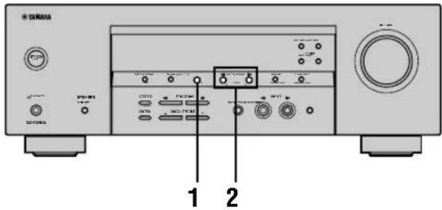 YAMAHA HTR5730 - Selecting preset stations - 1