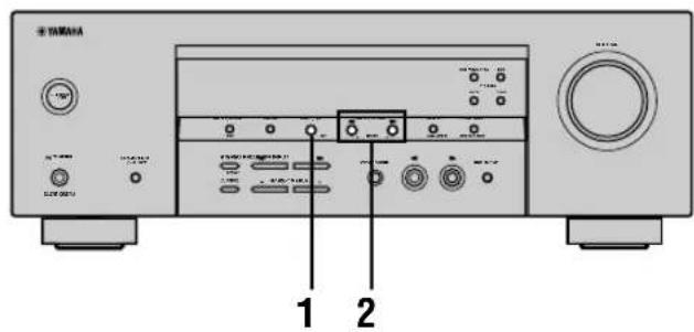 YAMAHA HTR5730 - Aufrufen eines Festsenders - 1