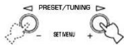YAMAHA HTR5730 - Manual tuning - 5