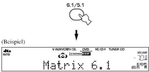 YAMAHA HTR5730 - ■Wiedergabe der Dolby Digital EX oder DTS ES Software - 1