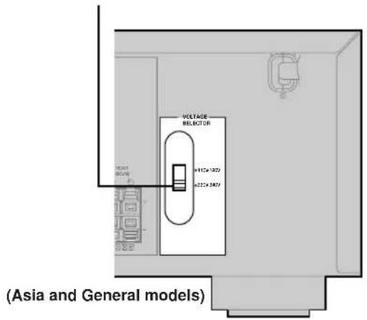 YAMAHA HTR5730 - Connecting the power supply cords - 1